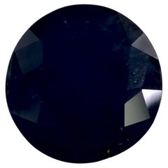 2.05 Ct Blue Sapphire Round Loose Gemstone