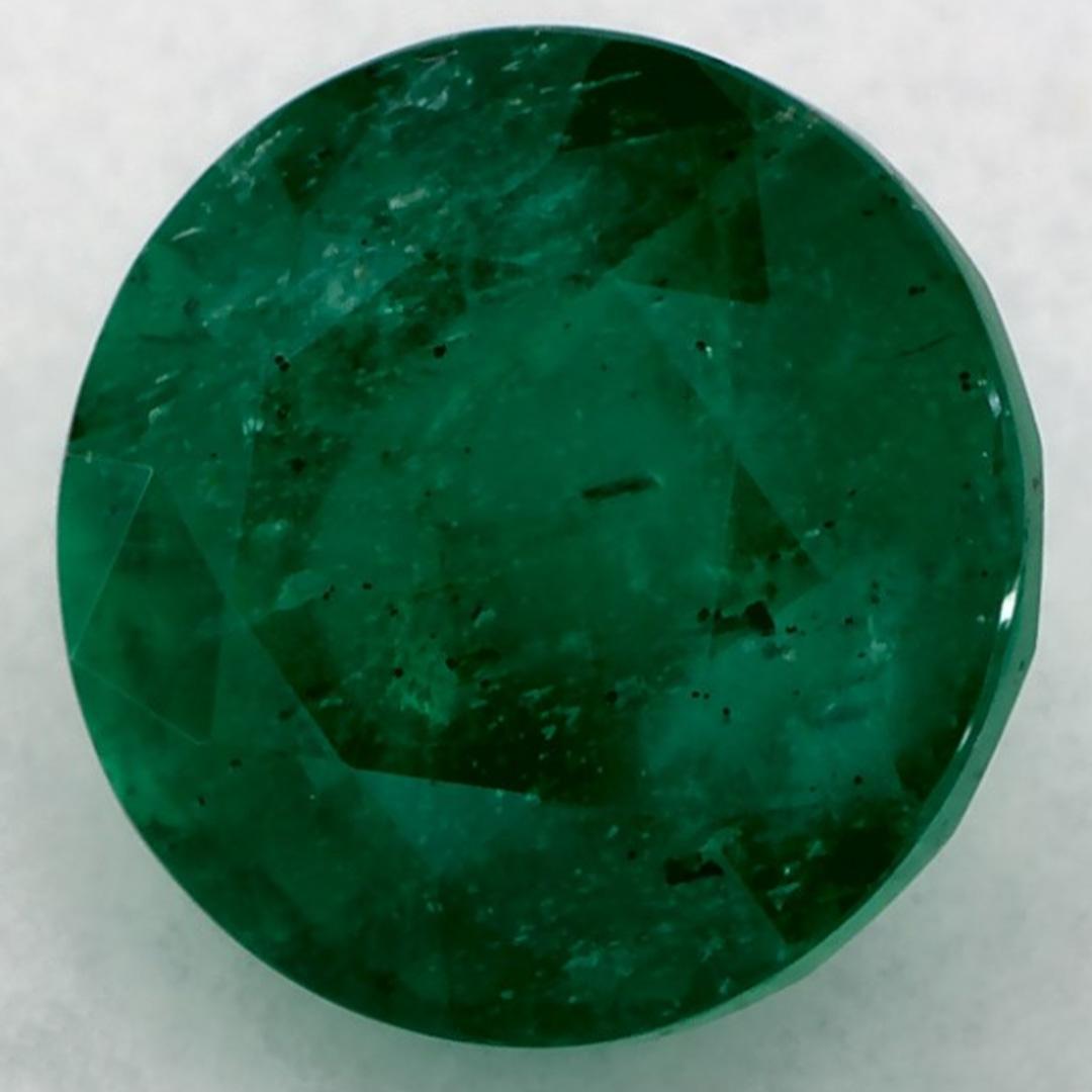 2.05 Ct Smaragd Runde Lose Edelstein (Rundschliff) im Angebot