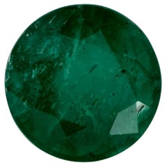 2.05 Ct Emerald Round Loose Gemstone (pierre précieuse en vrac)