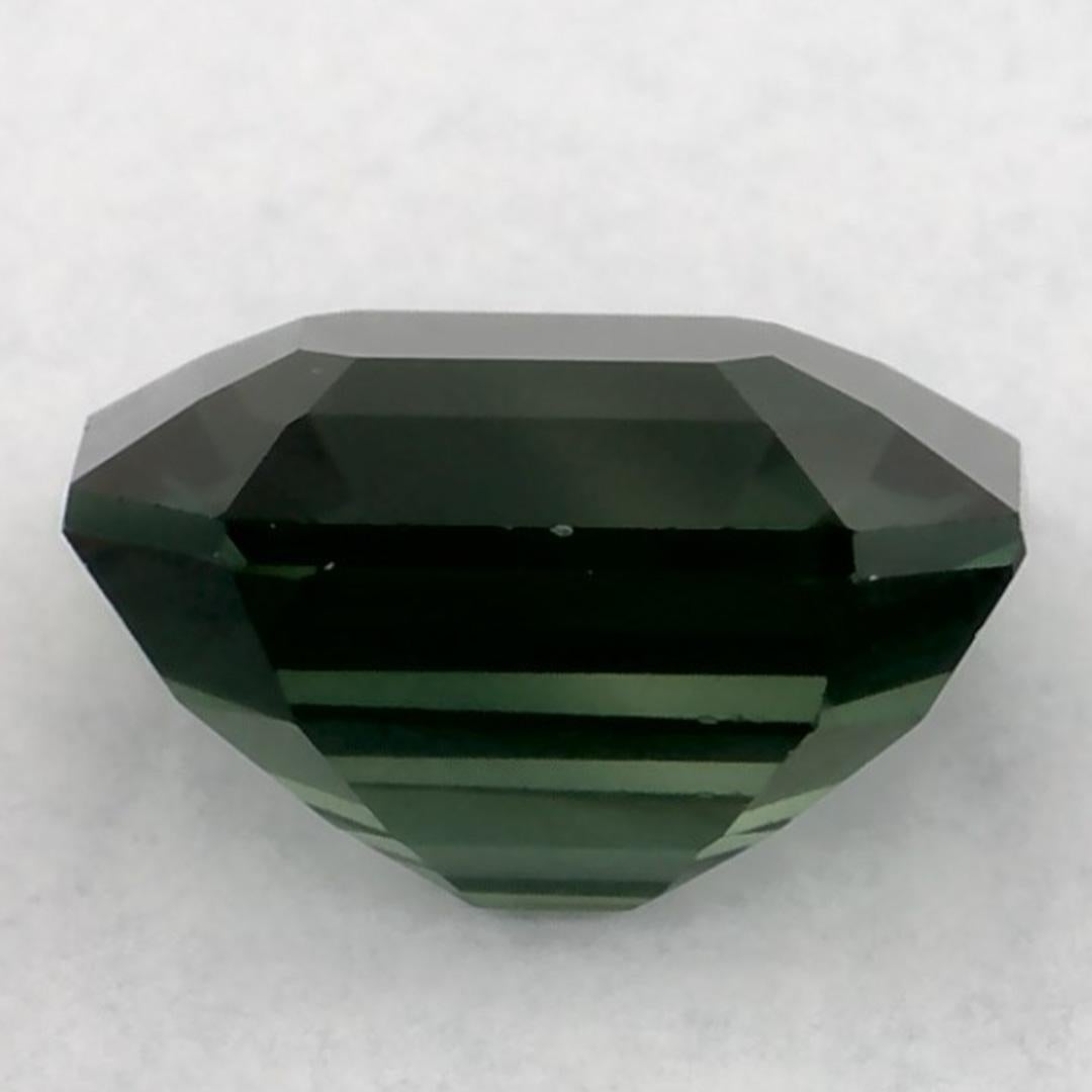 2.05 Ct Green Sapphire Octagon Cut Loose Gemstone im Zustand „Neu“ im Angebot in Fort Lee, NJ