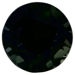 2.05 Ct Green Sapphire Round Loose Gemstone (Saphir vert rond en vrac)