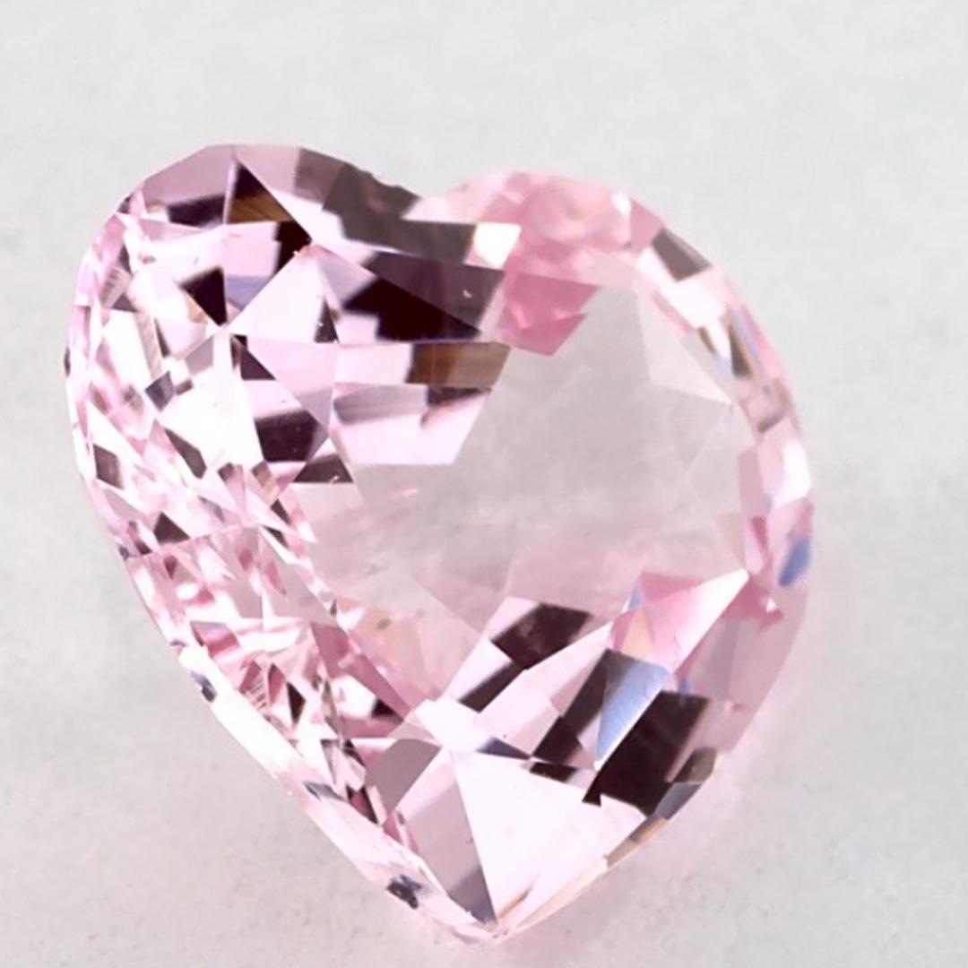 2.05 qt Zafiro rosa Corazón Gema Suelta en venta 2