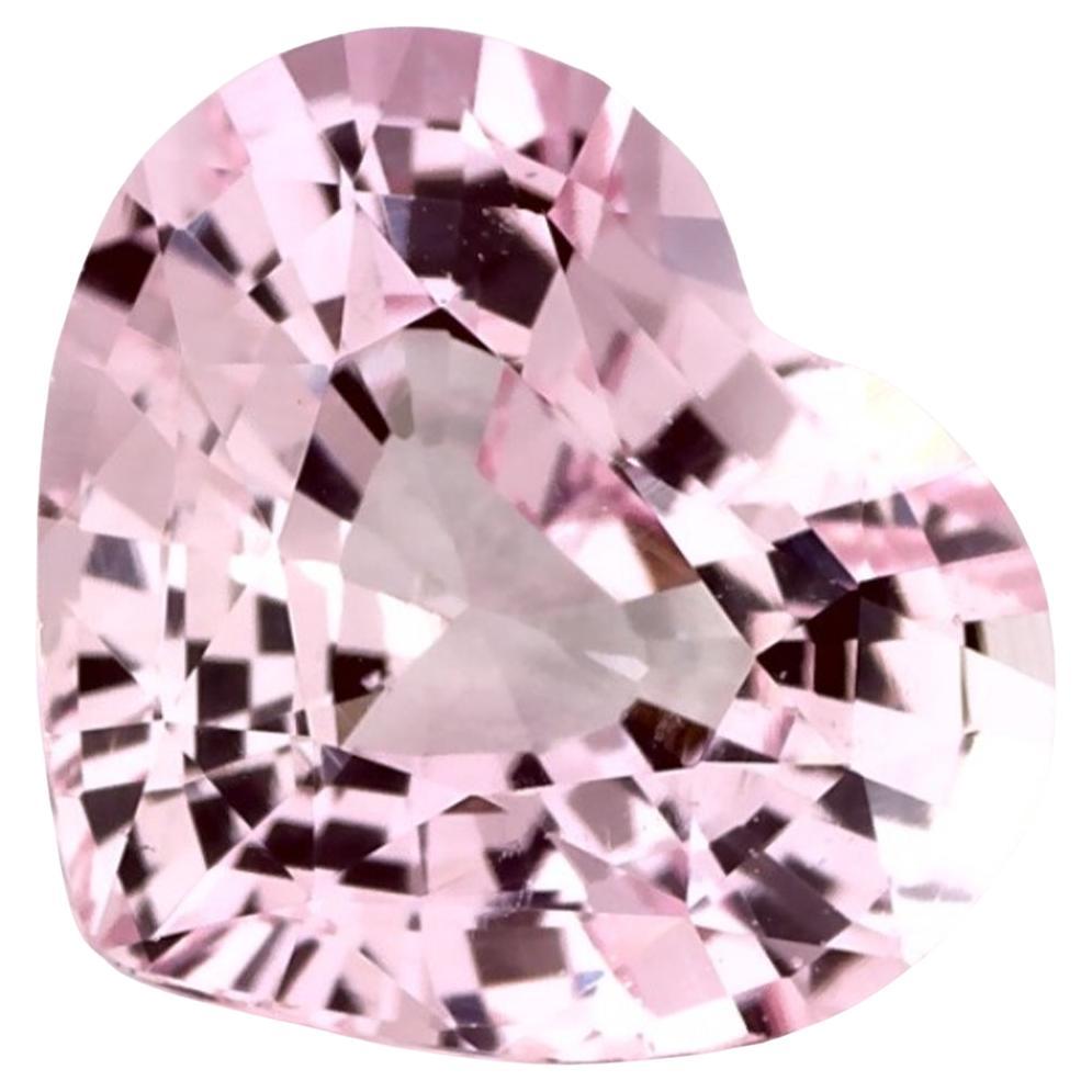 Gemma sciolta con cuore di zaffiro rosa da 2.05 carati