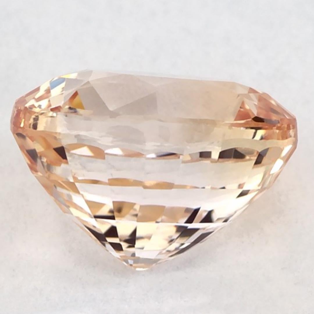 2,05 Karat rosa Saphir Oval zertifiziert lose Edelstein im Zustand „Neu“ im Angebot in Fort Lee, NJ