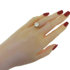 2.05 Carat Round Brilliant Diamond Engagement Ring with EGL Certificate