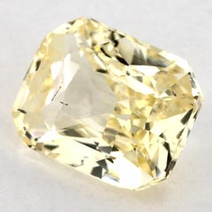 2.05 Ct Yellow Sapphire Radiant Loose Gemstone