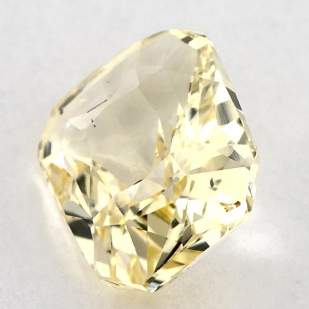 Donna 2.05 carati di zaffiro giallo radiante in vendita