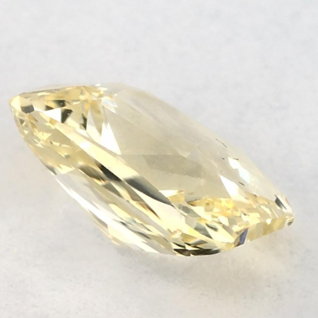 2.05 carati di zaffiro giallo radiante in vendita 1