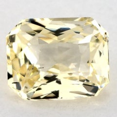 2.05 qt Zafiro amarillo radiante Gema suelta