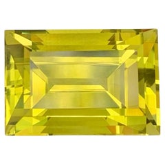 20,50 Quilates Natural Citrino Suelto Color Limón Talla Baguette Gema Brasileña 20,50 Quilates Natural Citrino Suelto Color Limón Talla Baguette Gema Brasileña