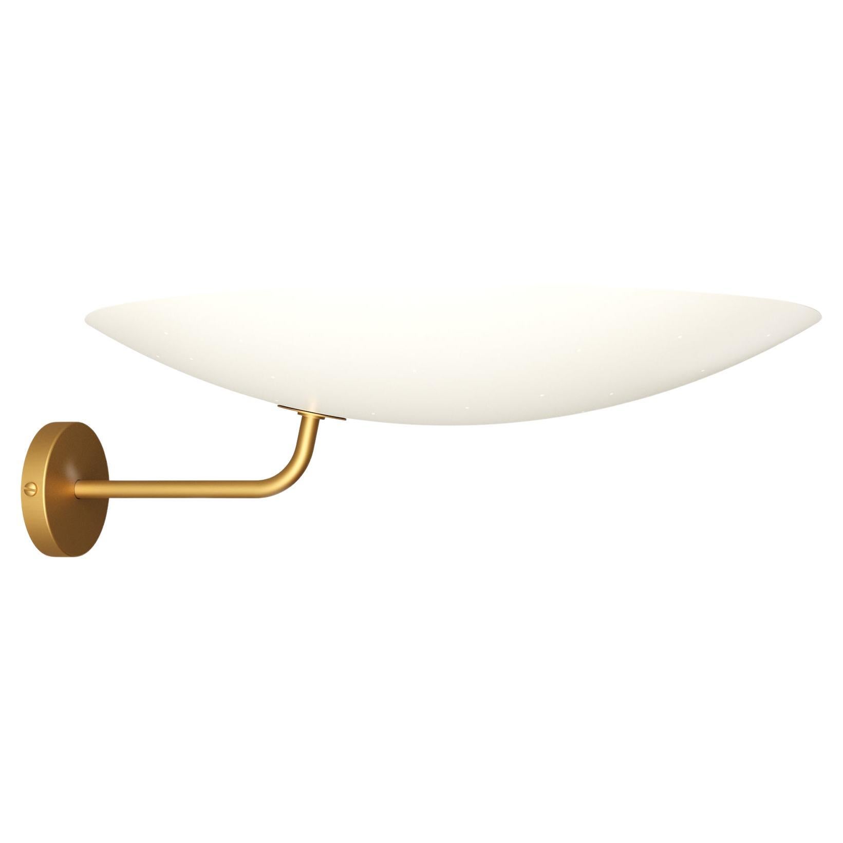 2059 Brushed Brass Wall Lamp by Disderot For Sale
