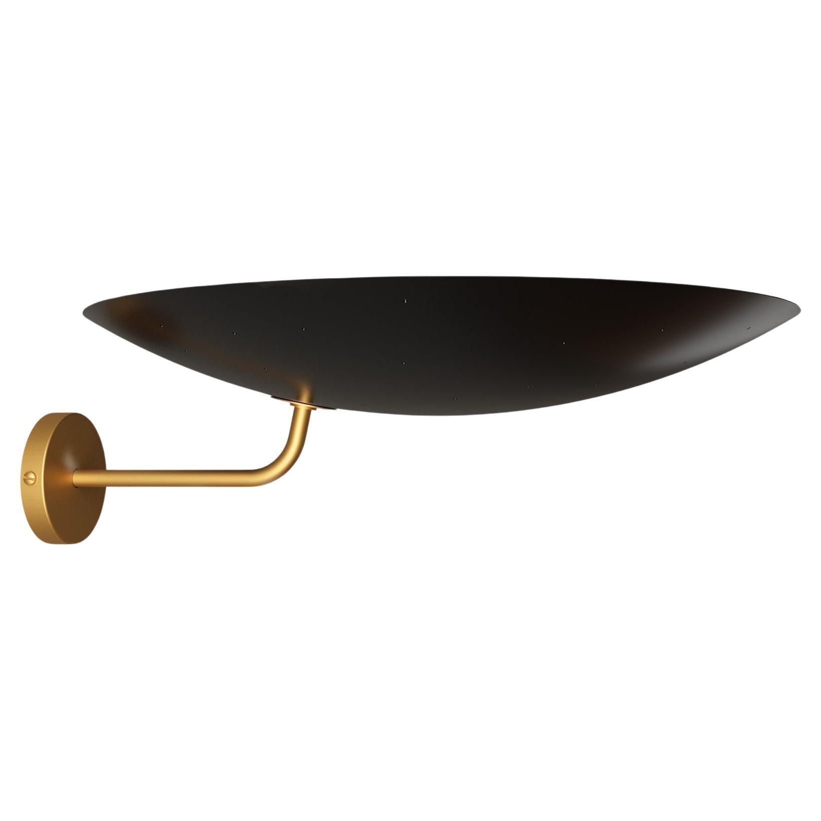 2059 Brushed Brass Wall Lamp by Disderot For Sale