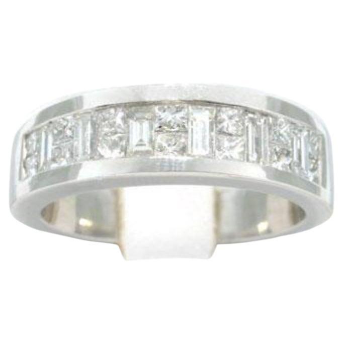 2.05ct Princess Cut Diamond Men
s Wedding Band