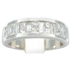 2.05ct Princess Cut Diamond Men
s Wedding Band