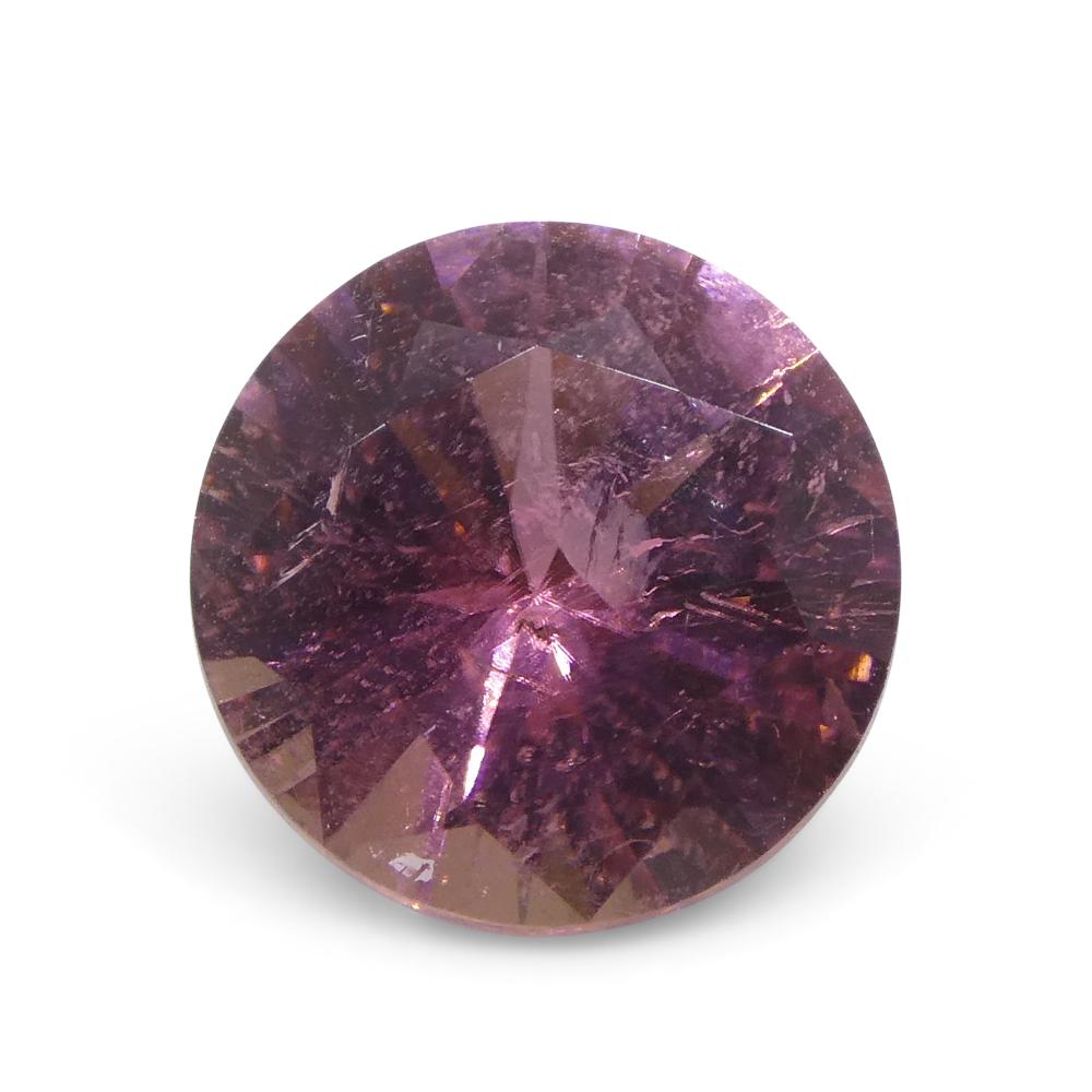 Turmalina rosa redonda de 2,05 ct en venta 6