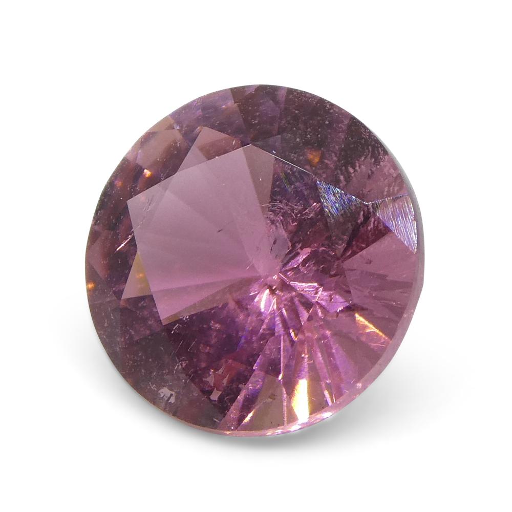 Tourmaline rose ronde de 2,05 carats du Brésil en vente 7