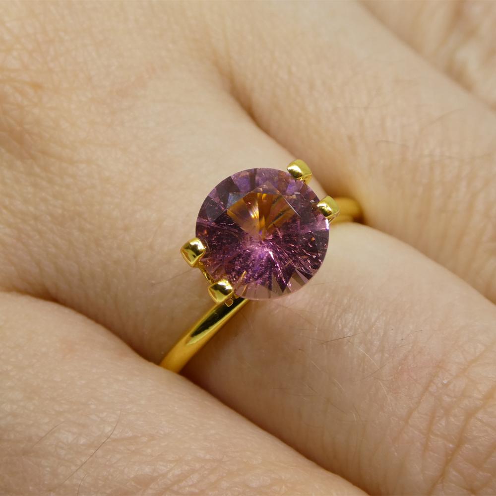 Descripción:

Tipo de gema: Turmalina
Número de Piedras: 1
Peso: 2.05 cts
Medidas: 8,36 x 8,38 x 5,22 mm
Forma: Redonda
Estilo de corte:
Corte Estilo Corona: Corte Brillante
Pabellón de estilo de talla: Talla Brillante Modificada
Transparencia: