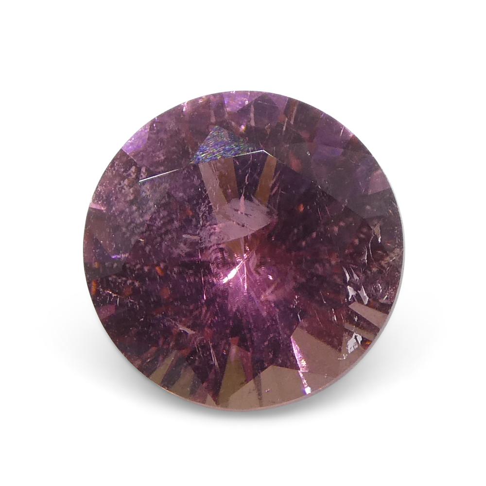 Tourmaline rose ronde de 2,05 carats du Brésil Neuf - En vente à Toronto, Ontario