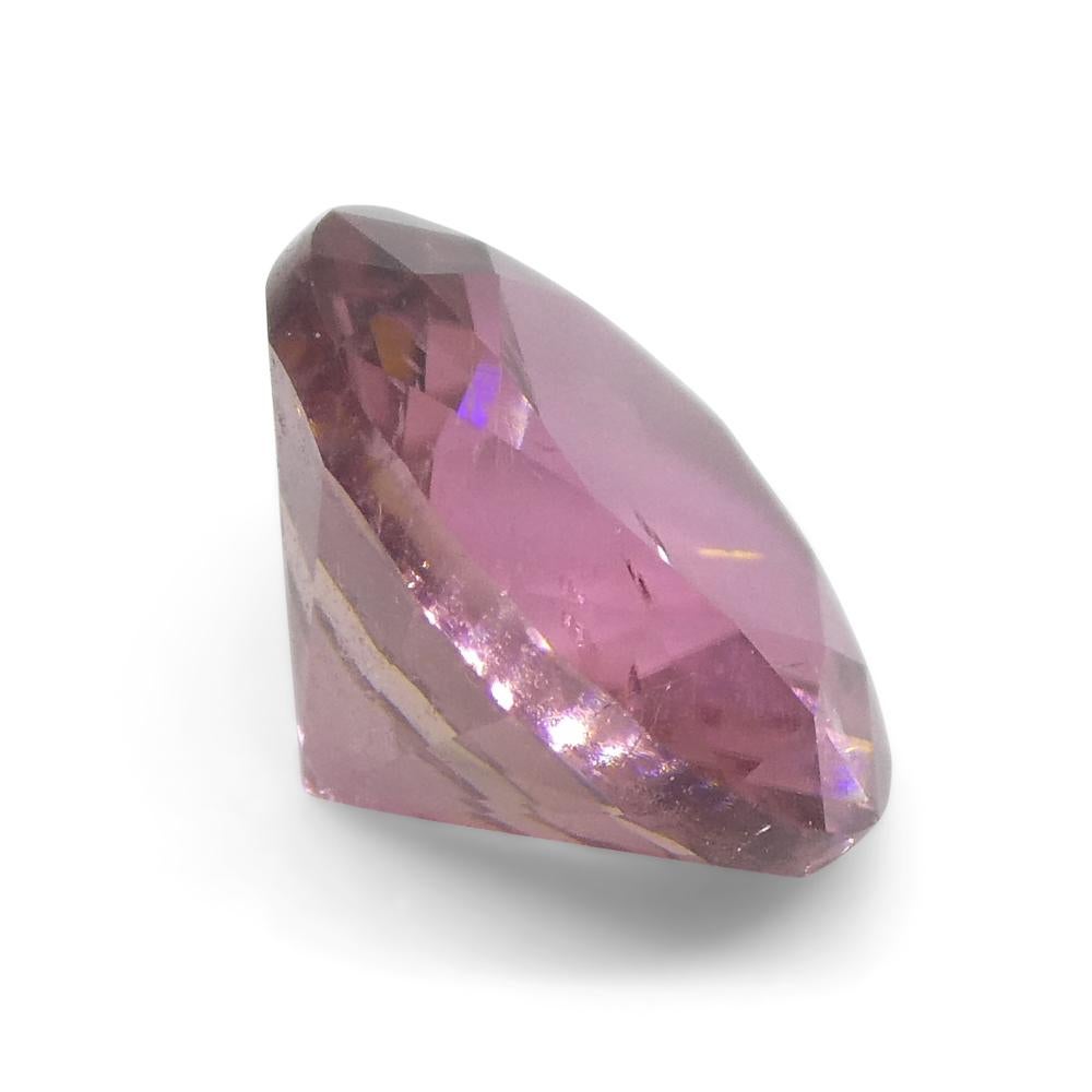Turmalina rosa redonda de 2,05 ct en venta 2