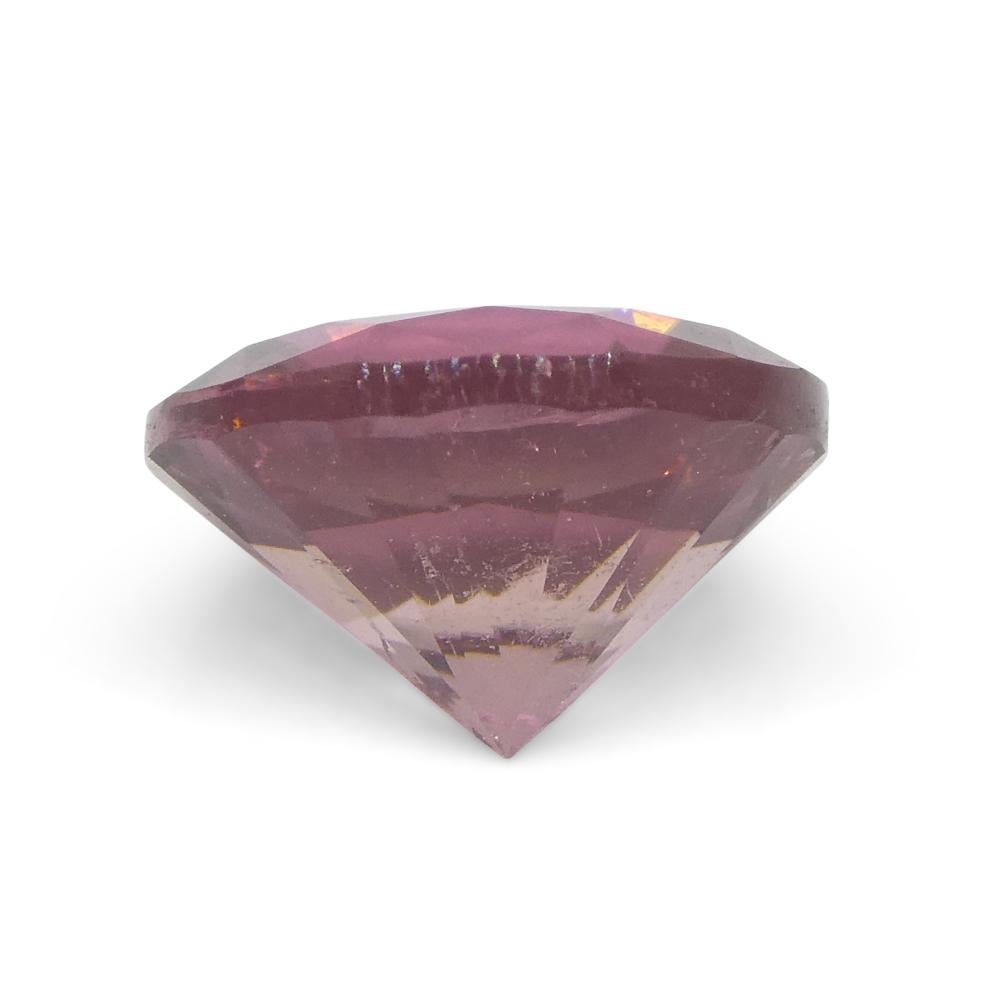 Turmalina rosa redonda de 2,05 ct en venta 3
