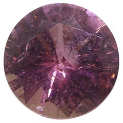 Tourmaline rose ronde de 2,05 carats du Brésil