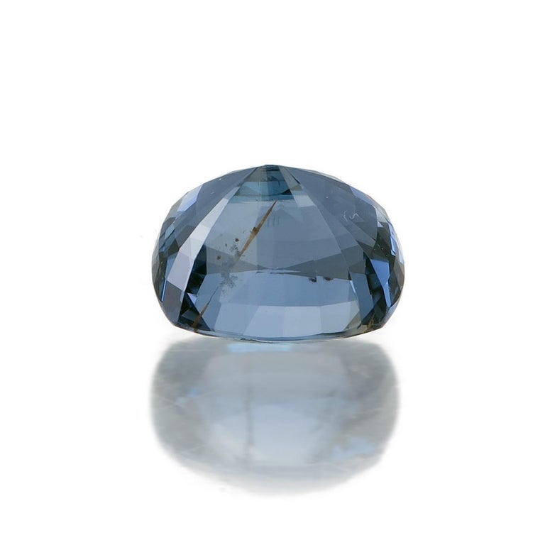 Spinelle Bleu Naturel De Ceylan - Taille Coussin 10x10mm - Qualité Loupe Propre
