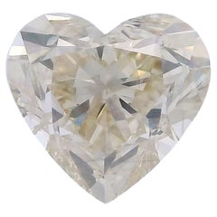 2.06 carat Heart Shaped Natural Yellow Diamond