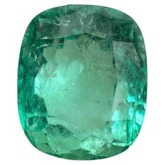 Smeraldo colombiano verde bluastro da 2,06 carati - Pietra di nascita di maggio con taglio a cuscino 8x7