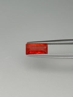 2.06 Carat Reddish Orange Fancy Sapphire