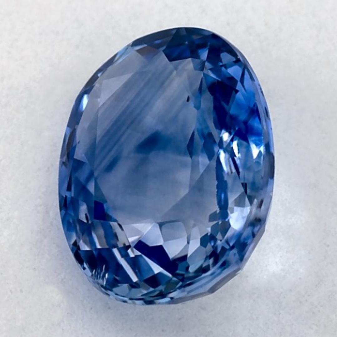 Oval Cut 2.06 Ct Blue Sapphire Oval Loose Gemstone