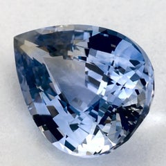2.06 Ct Blue Sapphire Pear Loose Gemstone