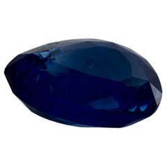 2.06 Ct Blue Sapphire Pear Loose Gemstone