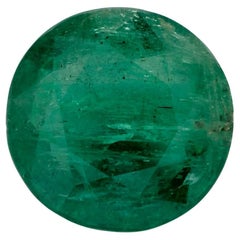 2.06 Ct Emerald Round Loose Gemstone (pierre précieuse en vrac)