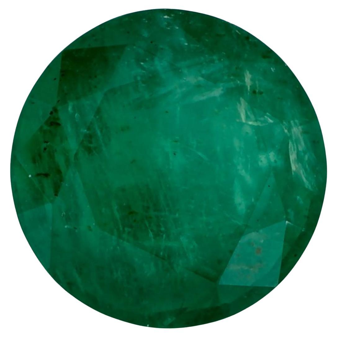 2.06 Ct Emerald Round Loose Gemstone