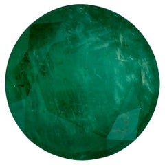 2.06 Ct Emerald Round Loose Gemstone (pierre précieuse en vrac)