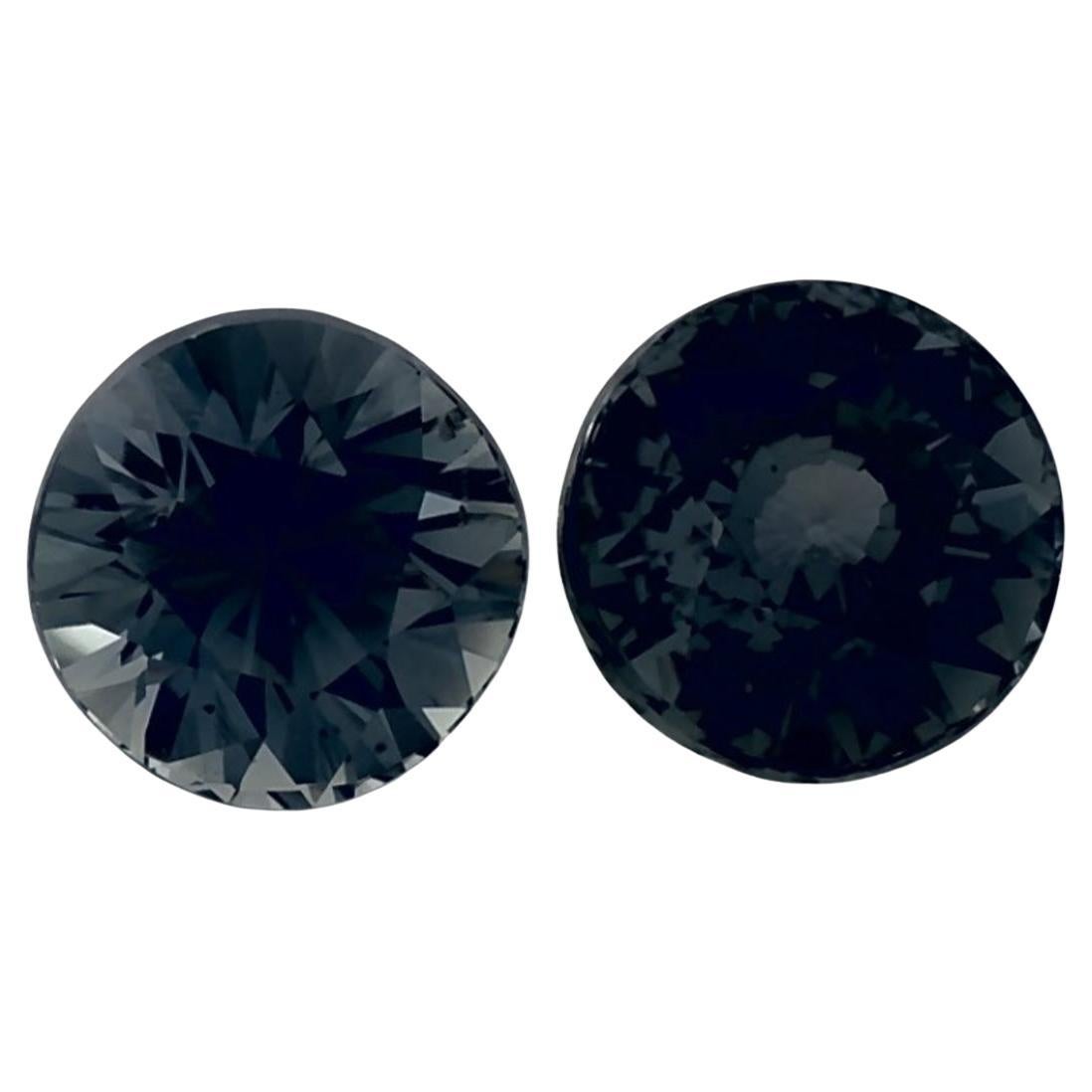 2.06 Ct Green Sapphire Round Loose Gemstone