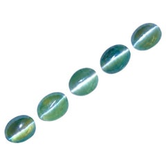 2.06 Ct Natural Alexandrite Cat's eye Color Change Sri Lanka Gemstone Set