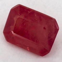 2.06 Ct Ruby Octagon Cut Loose Gemstone