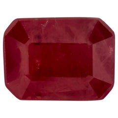 2.06 Ct Ruby Octagon Cut Loose Gemstone