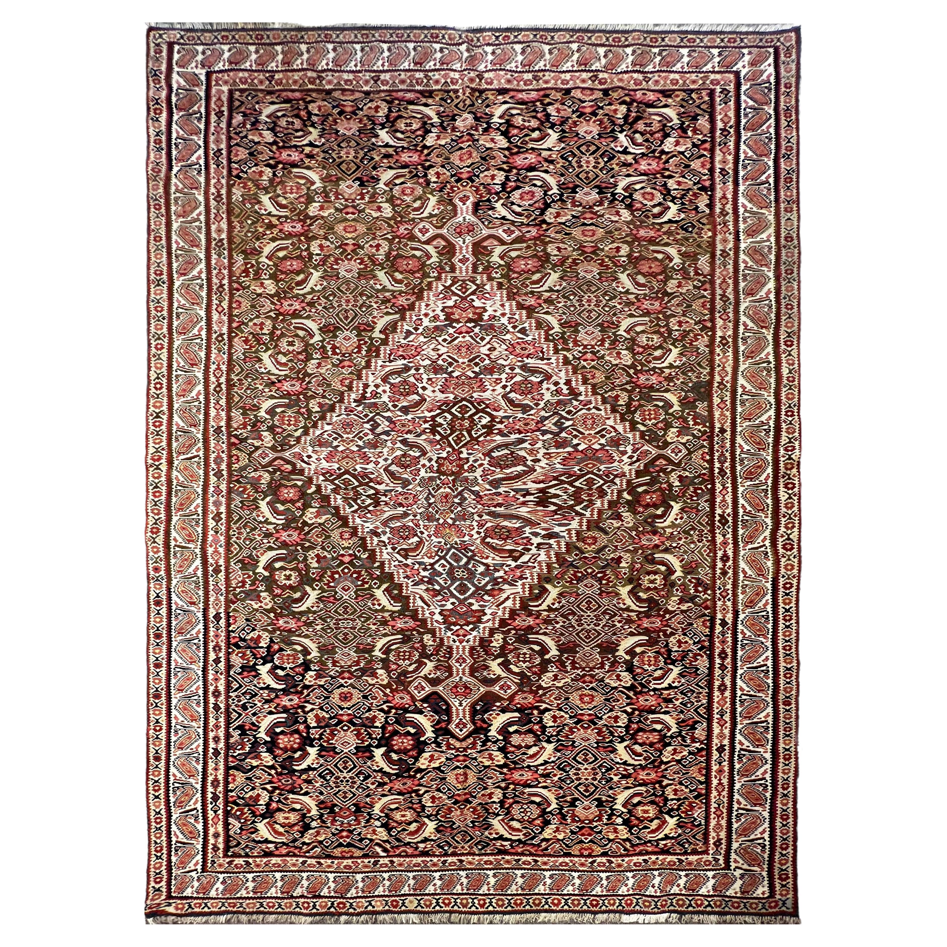 Kilim 206 - Senneh du 19ème siècle