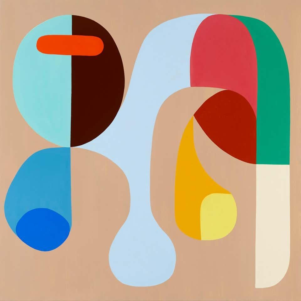 Stephen Ormandy Abstract Painting - Jazz Notes