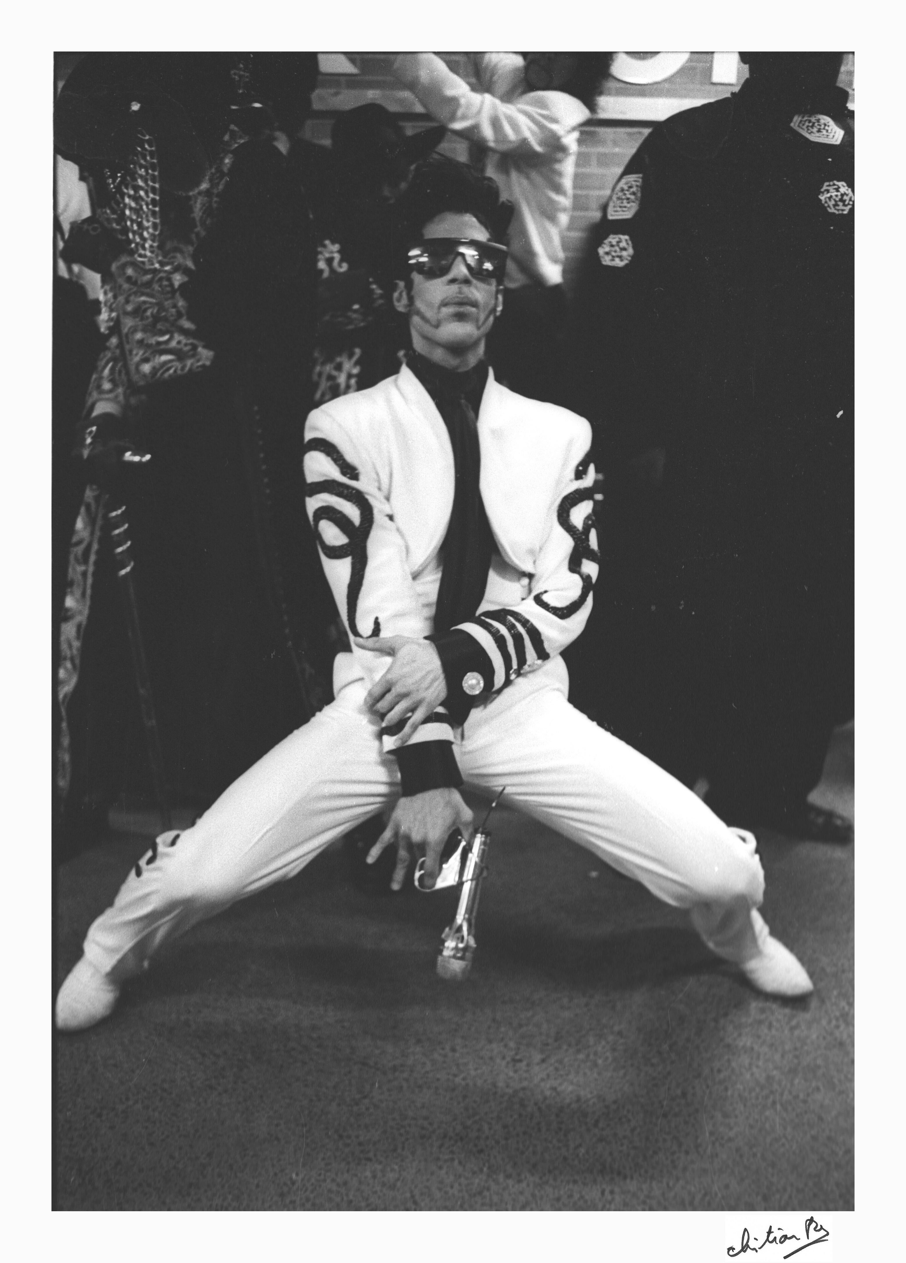 Christian Rose Black and White Photograph - Prince Bercy 31 August 1993