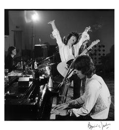 Stretching The Rolling Stones Dominic Lamblin Black and White Photography