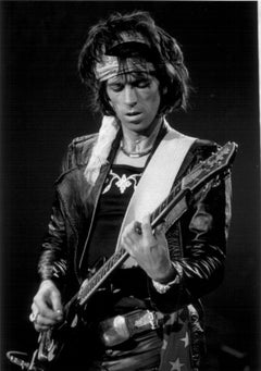 Vintage Keith Richards Los Angeles Ed FINNEL Portrait Black and White Photography