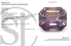 2.06ct Octagonal/Emerald Cut Purple Spinel from Burma Unheated