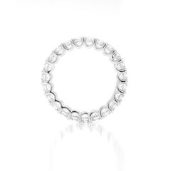 2.06ct Round Brilliant Cut Diamond 18 Carat White Gold Full Eternity Ring