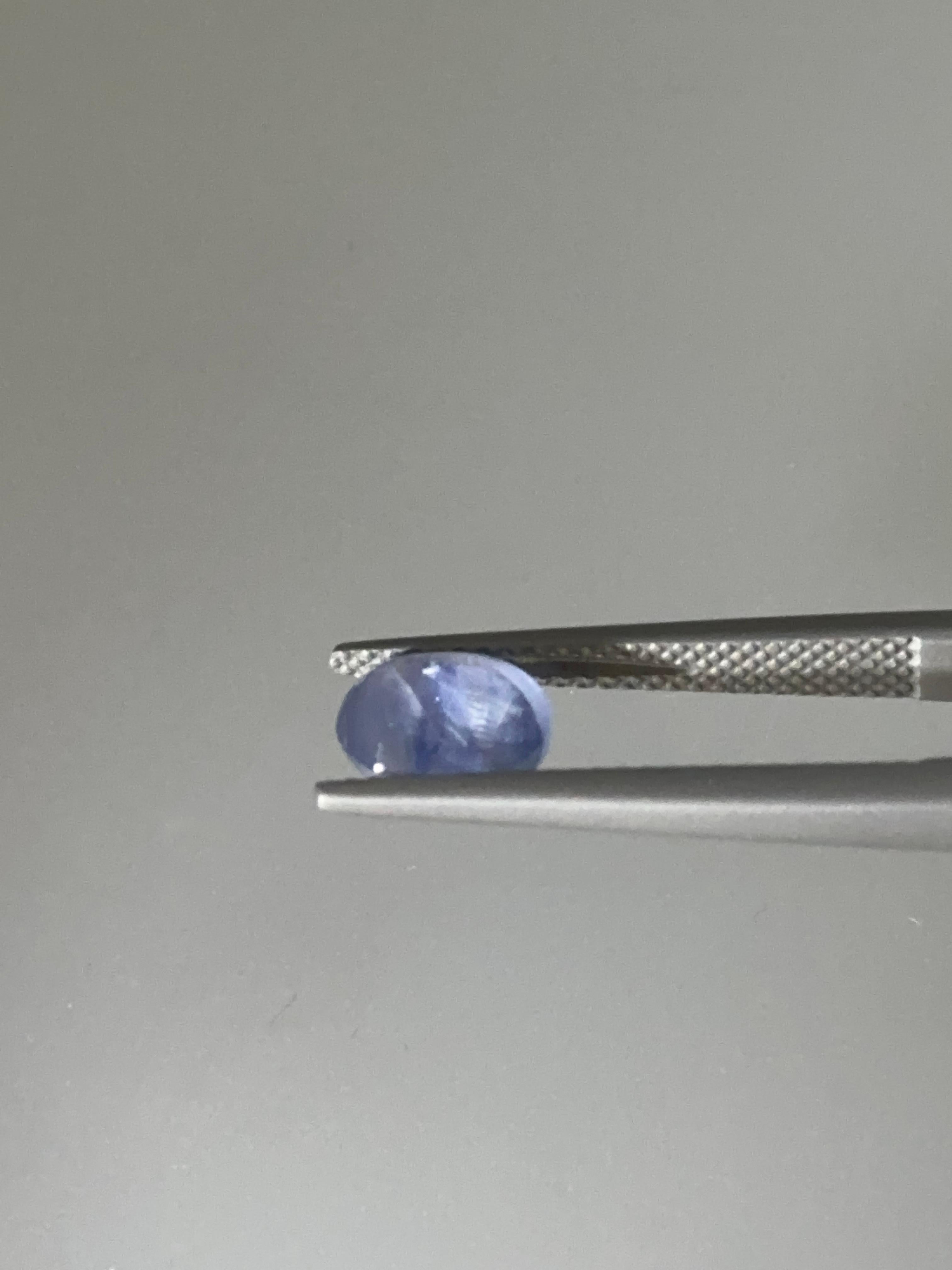 Cabochon de saphir étoilé bleu de 2,07 carats Neuf - En vente à Hua Hin, TH
