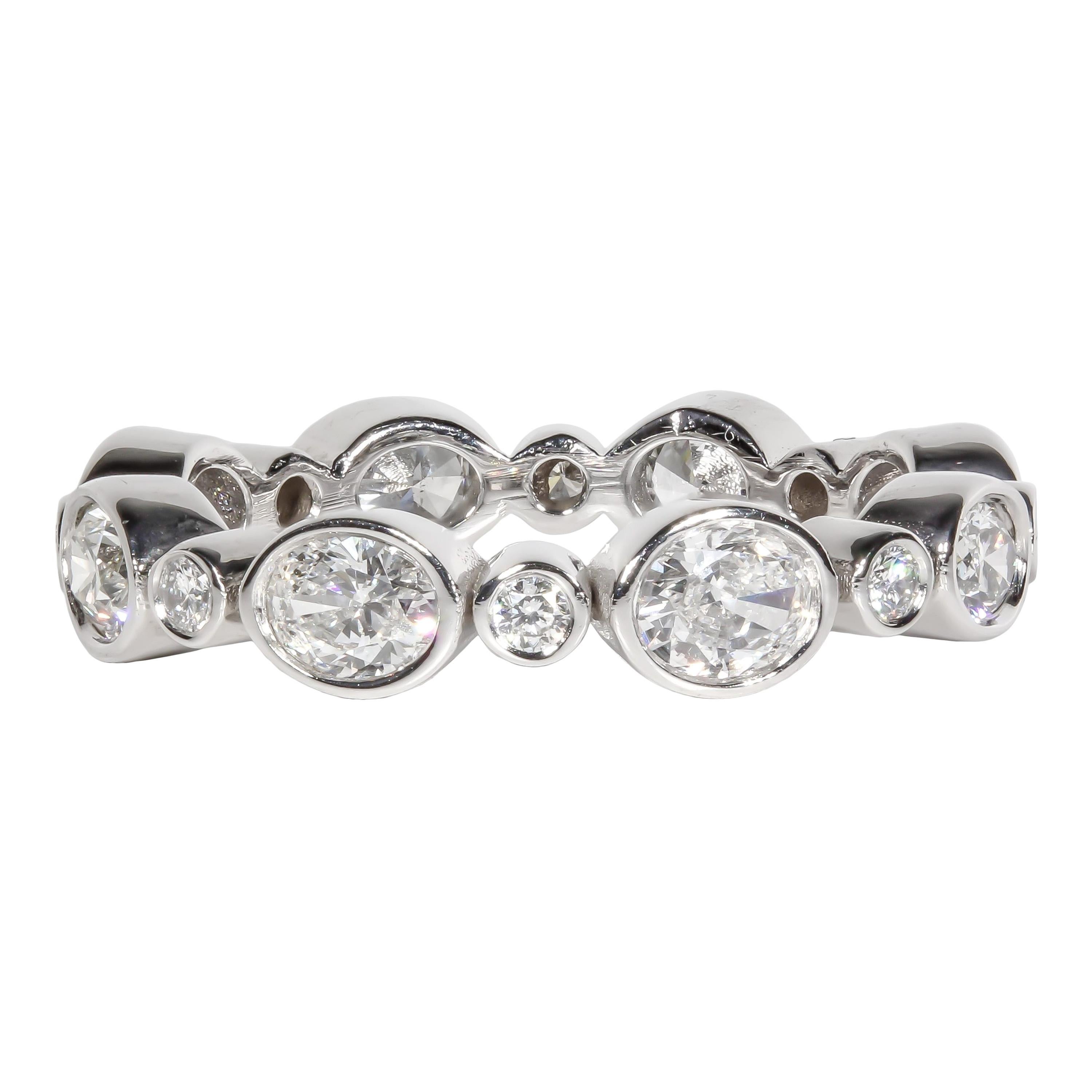 2.07 Carat Total Weight Diamond Eternity Band Ring