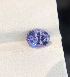 2.07 Carat Violet Blue Natural Spinel, Oval Cut Loose Gemstone for Jewelry