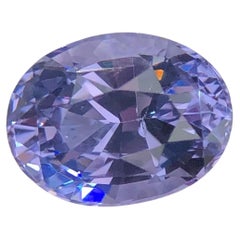 2.07 Carat Violet Blue Natural Spinel, Oval Cut Loose Gemstone for Jewelry